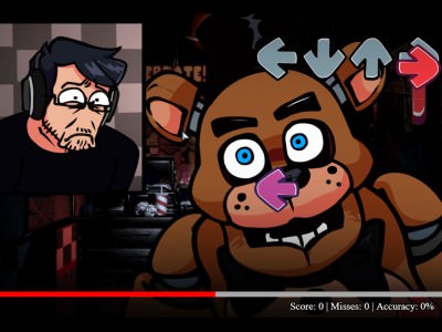 FNF Markiplier vs Freddy Sings Bite